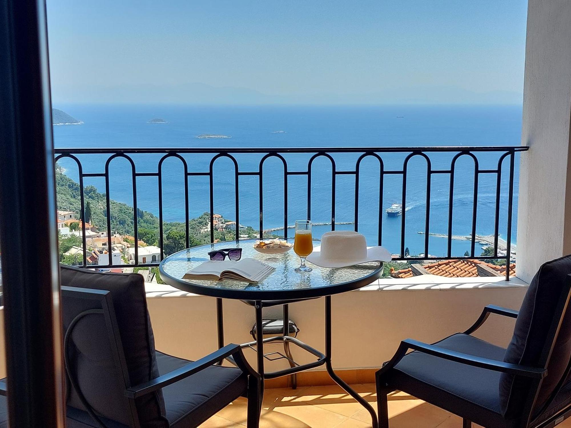 Horizon Studios With Sea View - Free Parking Glossa Zewnętrze zdjęcie